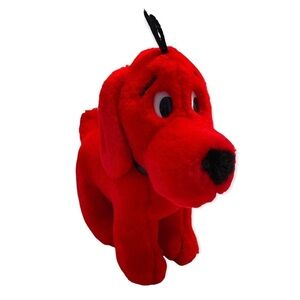 Vintage Standing Clifford the Big Red Dog Plush Stuffed Animal 9" Red 2001